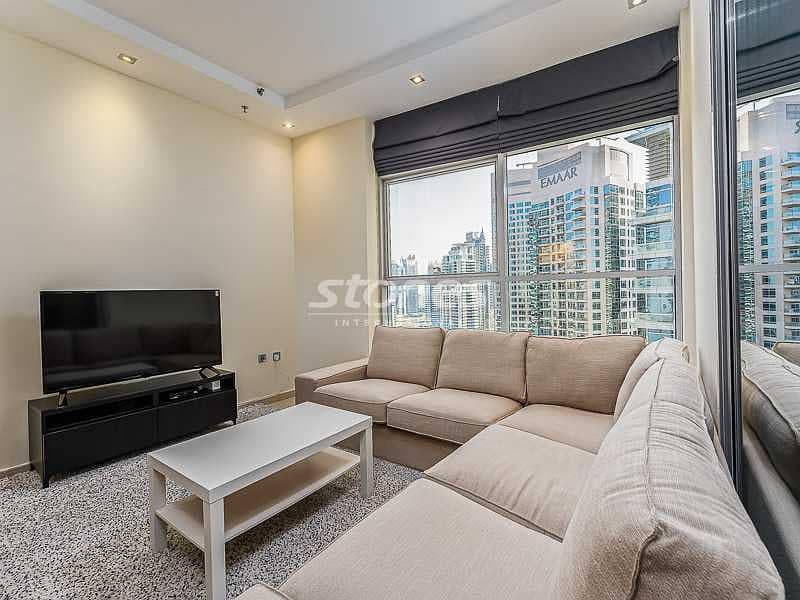 21 Sea and Marina View | Fully Furnished with Study