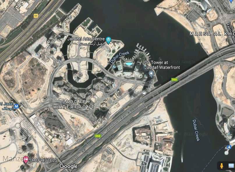 G+7 plot in Jaddaf waterfront next to Palazzo Versace hotel