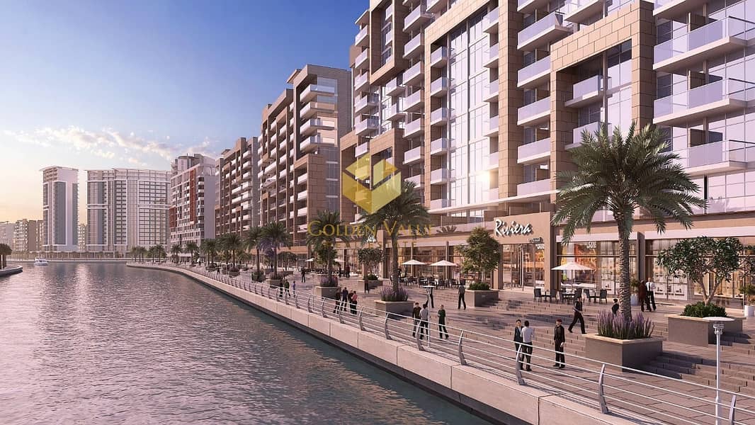 Own a shop in Sheikh Mohammed Bin Rashid City | Overlooking the Water Canal