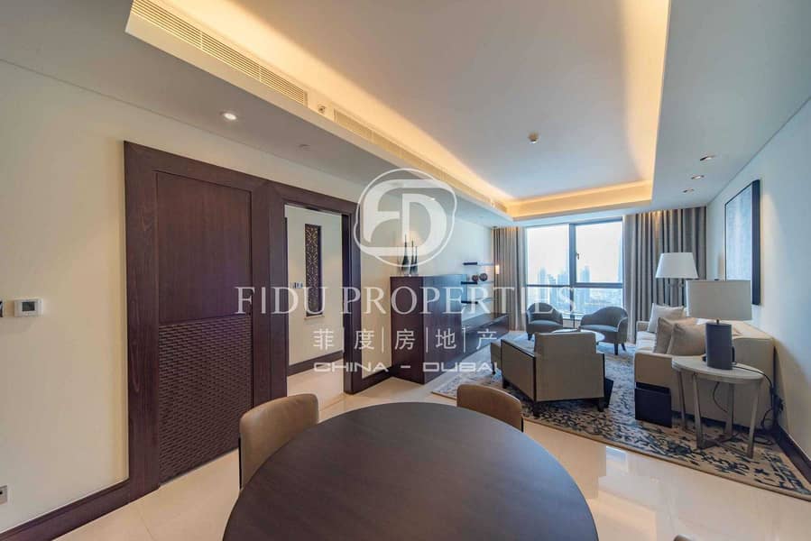 5 Full Burj and Fountain view | High floor | All in