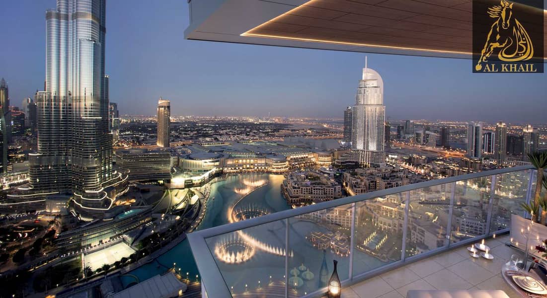 7 Amazing Boulevard View! Own Elegant 1BR in Downtown Dubai