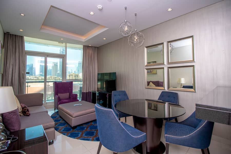 3 Luxury Fully Furnished 2 Bed | Burj View