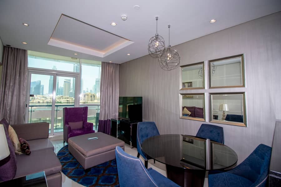 5 Luxury Fully Furnished 2 Bed | Burj View