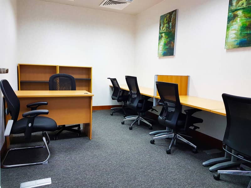 8 READY TO MOVE/WELL KEPT OFFICE
