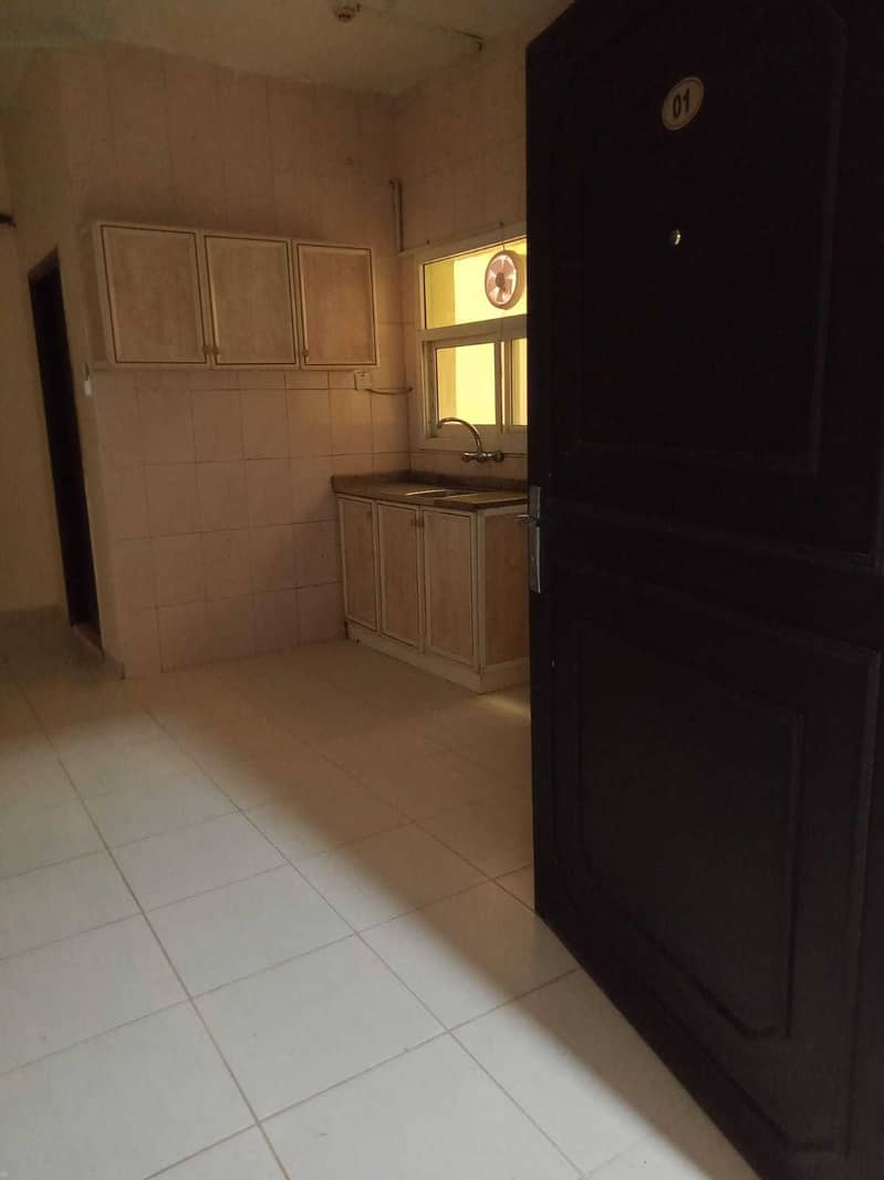 Studio flat for rent Dhs. 13,000 yearly with 2 months free.