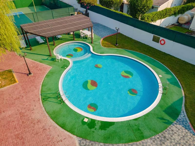 16 000 AED commission only | Tennis courts