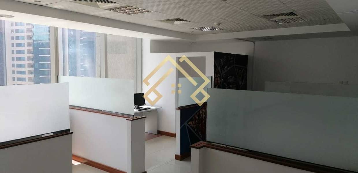 Fully Fitted  High Floor  Office With Glass Partitions |Close to Metro