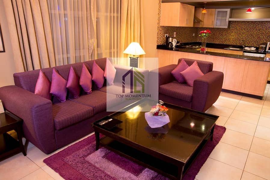 Luxury fully furnished 2 br apartment in Barsha
