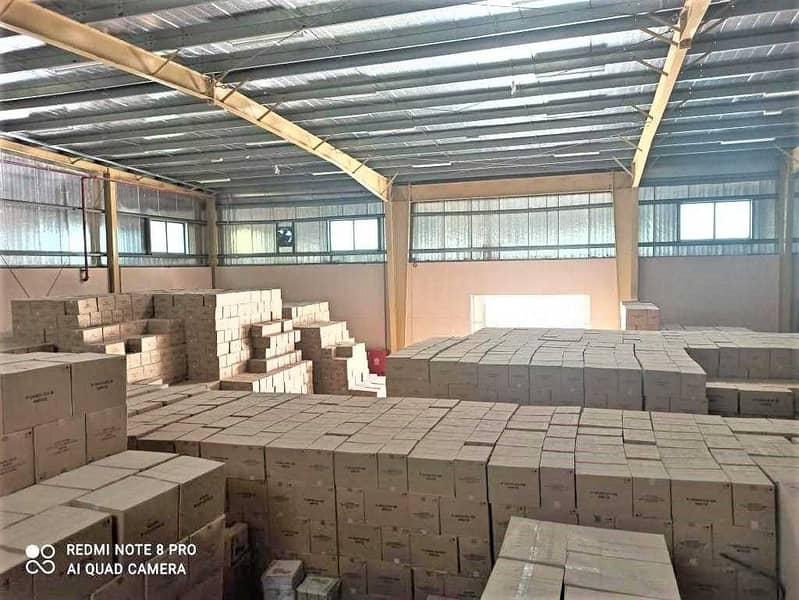 6 FULLY FITTED WAREHOUSE WITH OFFICE FOR SALE IN AL SAJAH