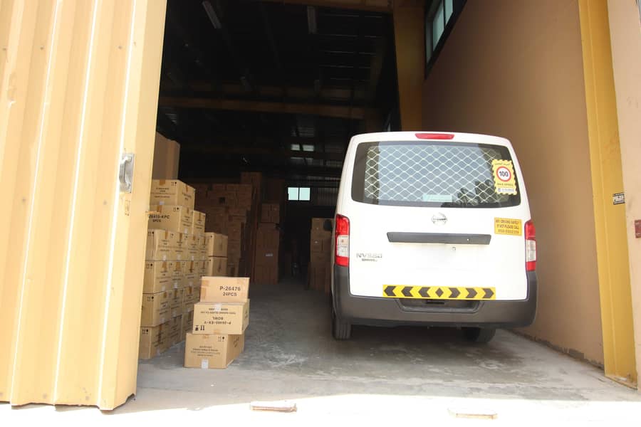 8 FULLY FITTED WAREHOUSE WITH OFFICE FOR SALE IN AL SAJAH