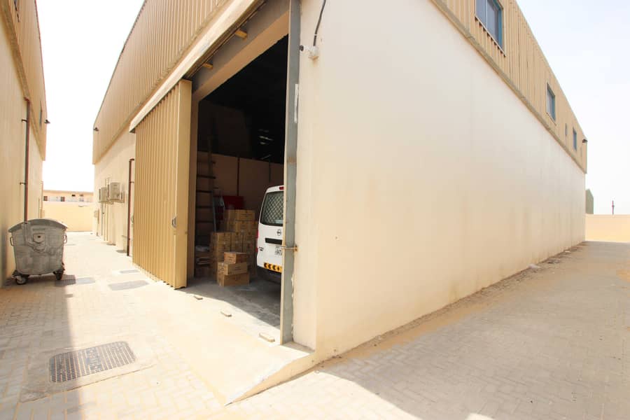 12 FULLY FITTED WAREHOUSE WITH OFFICE FOR SALE IN AL SAJAH
