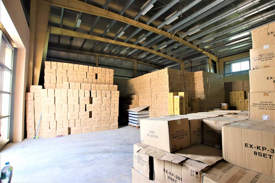 13 FULLY FITTED WAREHOUSE WITH OFFICE FOR SALE IN AL SAJAH