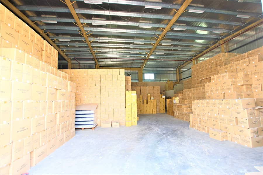18 FULLY FITTED WAREHOUSE WITH OFFICE FOR SALE IN AL SAJAH