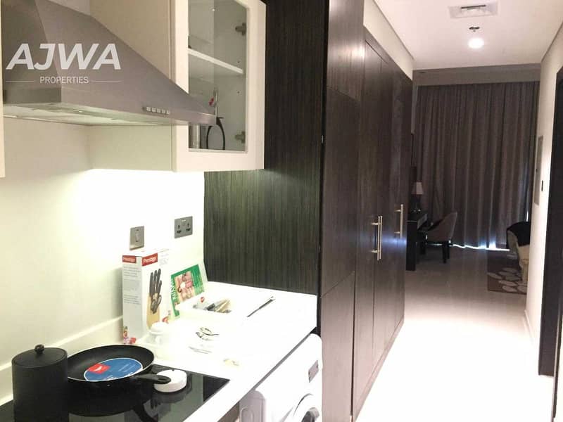 9 Amazing Deal | Furnished Studio | Damac Hills with Golf View