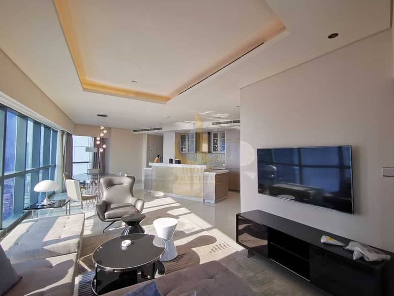 2 Luxury Furnished | 3BR Amazing Layout | High Floor