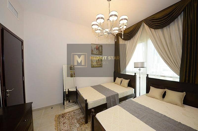 10 2 bedrooms + Maid + 3 Bathrooms + Balcony + Furnished