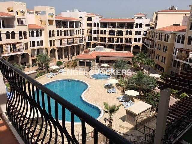 2 Spacious Layout|Facing Pool|Ideal Investment