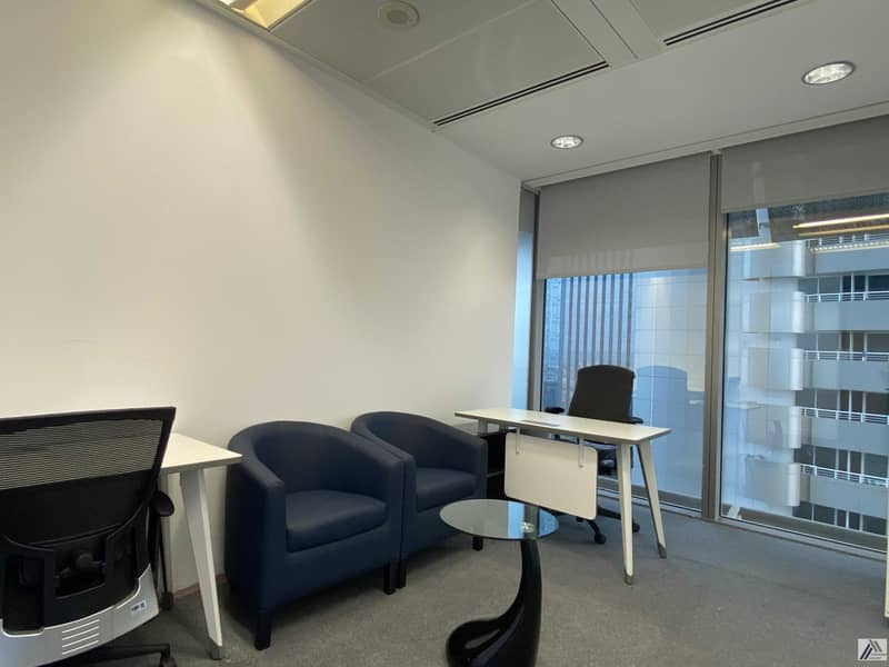 Serviced Furnish Best Office Suitable for 2 Staff / Linked with Metro/ with Meeting and Conference  room