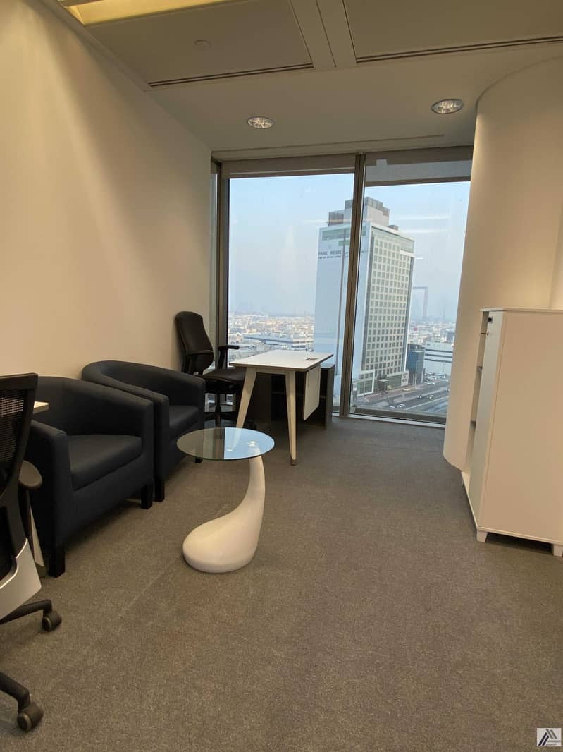 7 Serviced Furnish Best Office Suitable for 2 Staff / Linked with Metro/ with Meeting and Conference  room