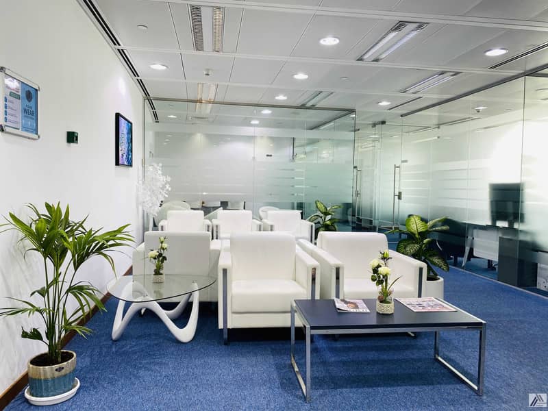 10 Serviced Furnish Best Office Suitable for 2 Staff / Linked with Metro/ with Meeting and Conference  room