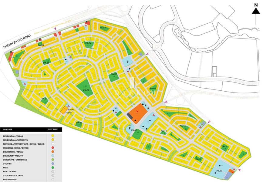 11 Single Row | Good Location | Residential Plot | G+ 1 | Jebel Ali Hills
