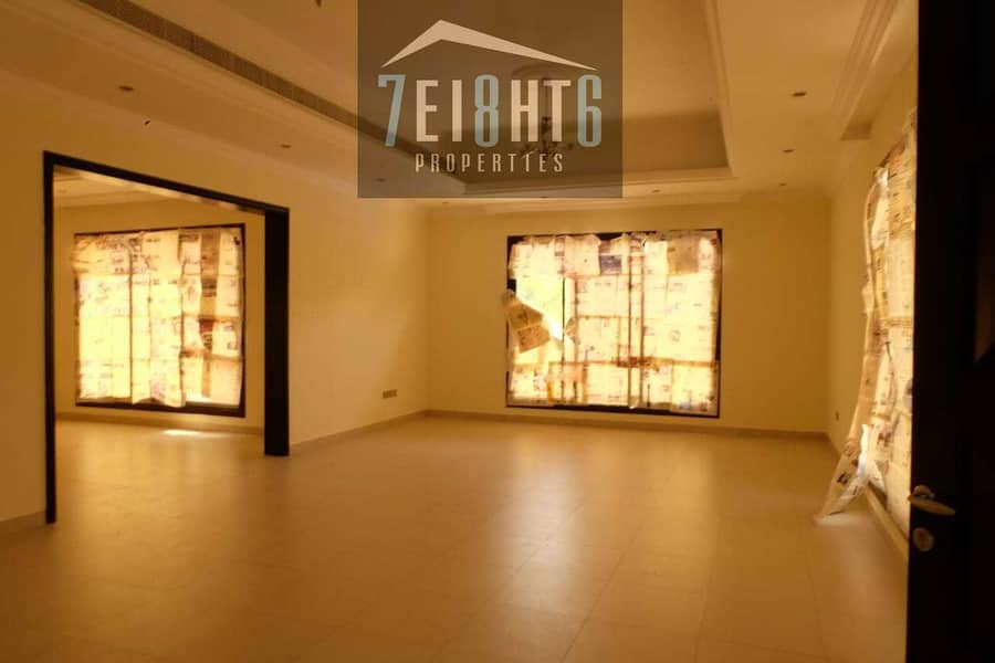 10 Outstanding property: 5-6b/r  independent villa + maids room + study room + private s/pool + garden for rent  in Warqaa