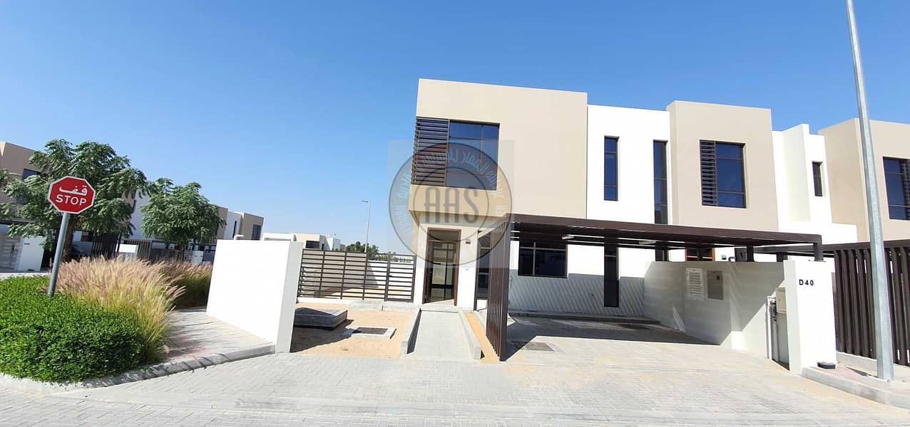 Excellent finishing largest new 3bedroom villa 2500sqft Rent 77k in 4chqs in nasma residences