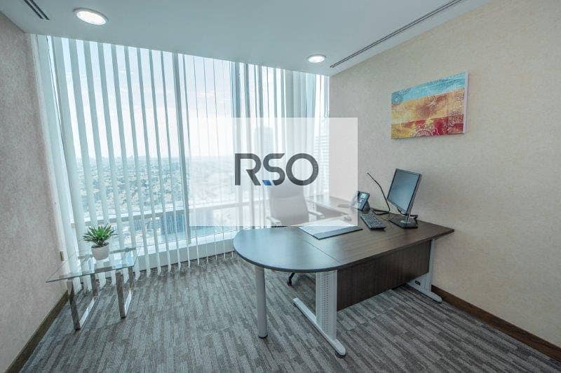 Fully furnished and serviced office space at Reef Tower JLT