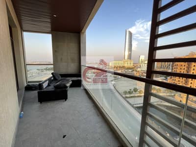 Canal view Month free close to Jaddaf metro station 1bhk with all amenities now in 50k jaddaf