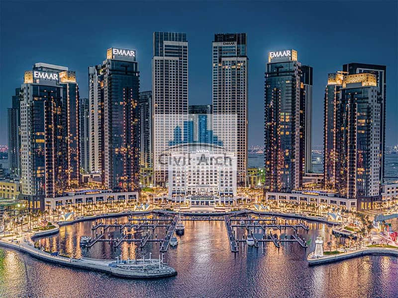 位于迪拜溪港，迪拜溪畔公寓，迪拜溪畔公寓2号北大厦 4 卧室的公寓 6610000 AED - 4712183