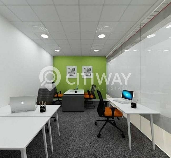 Huge Furnished Office in Latifa Tower on Sheikh Zayed  Road