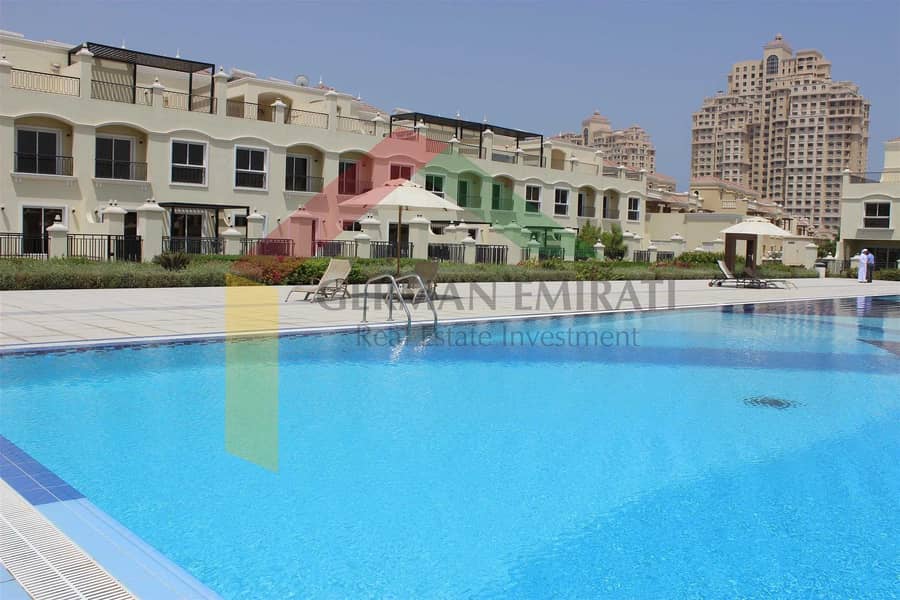 8 Bayti 3 B/R  + Maids Room Townhouse for Rent