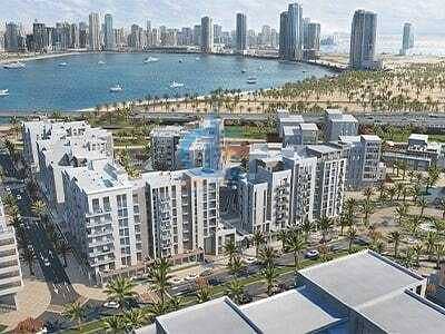 10 luxury studios facing  the beach with down payment 36.000aed