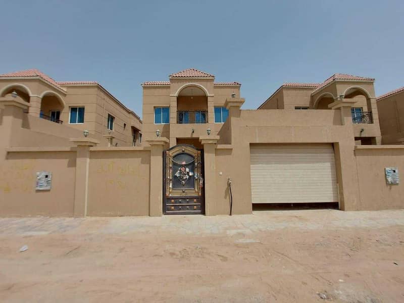 GOOD DEAL BRAND NEW  VILLA 5 BAROOMS 2 HALL AVAILBLE FOR RENT IN (MOWAIHAT-3) IN  AJMAN YEARLY RENT 75,000/- AED