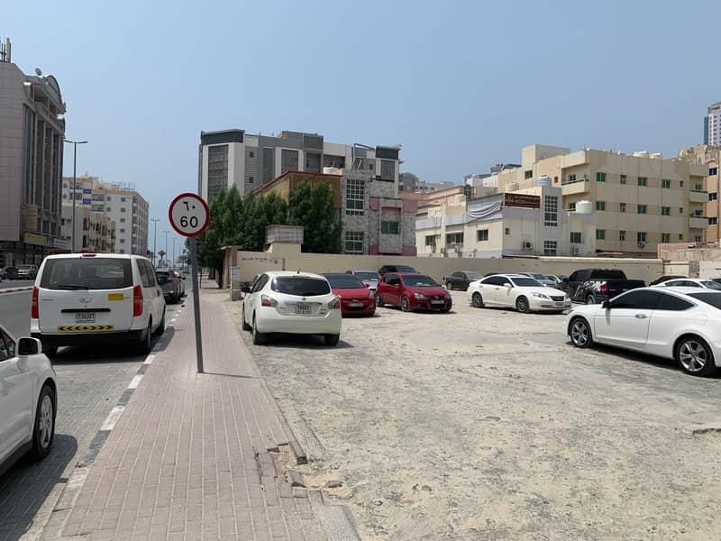 An opportunity to invest in the Emirate of Ajman, land near the Corniche, a main street, at an exclusive price.