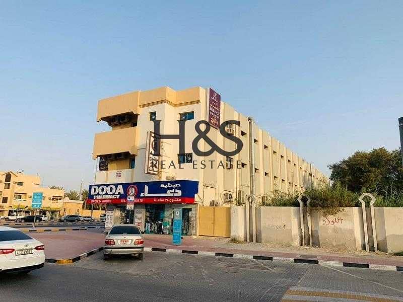 A Newly Renovated Commercial & Residential  Corner Building available at prime location in Ajman Industrial  1