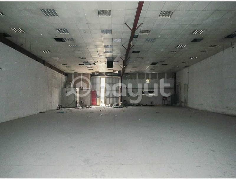Wawrehouse for rent in industrial area 11 Very close to the main street (Sheikh Mohammed bin Zayed Street )suitable price