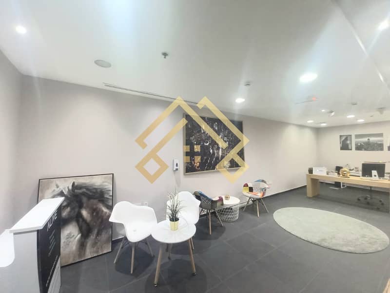 4 High Floor Furnished  Office For Sale.