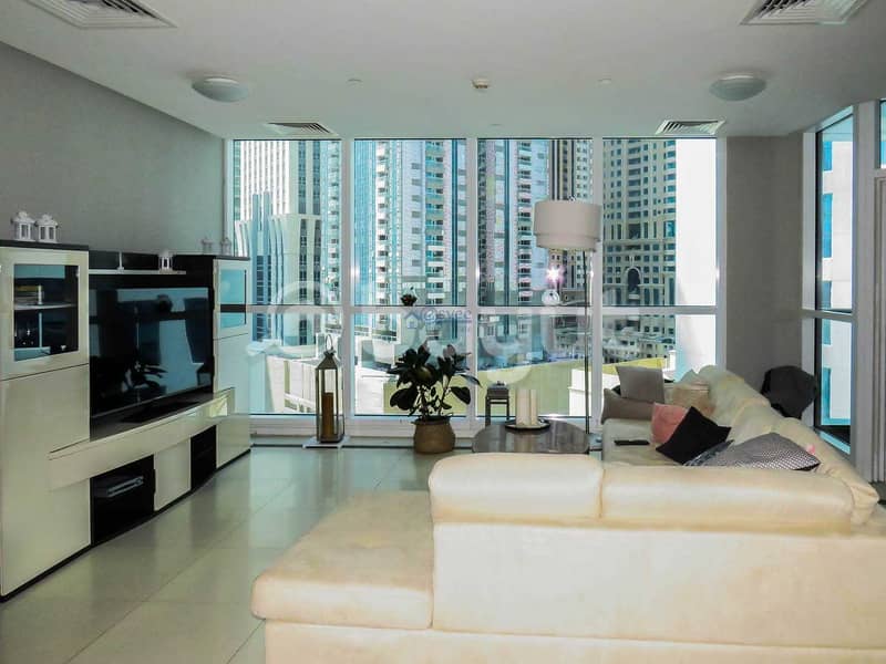 6 Fully Furnished Three Bedroom in 23 Marina for immediate rent