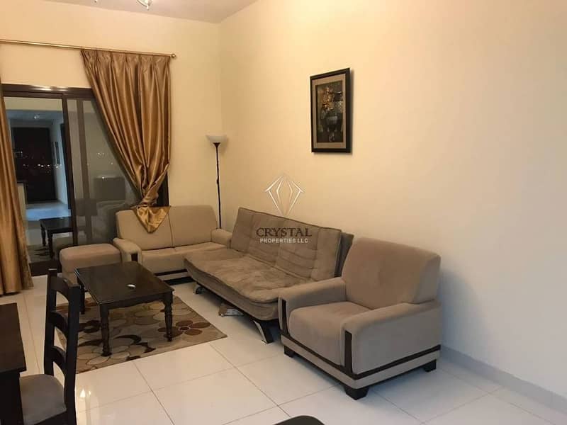 Spacious 1BR for RENT at Elite Residence 6 Sports city Canal view