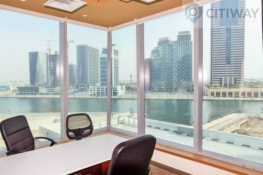 Fully Furnished& Fitted Office for Rent/Canal View