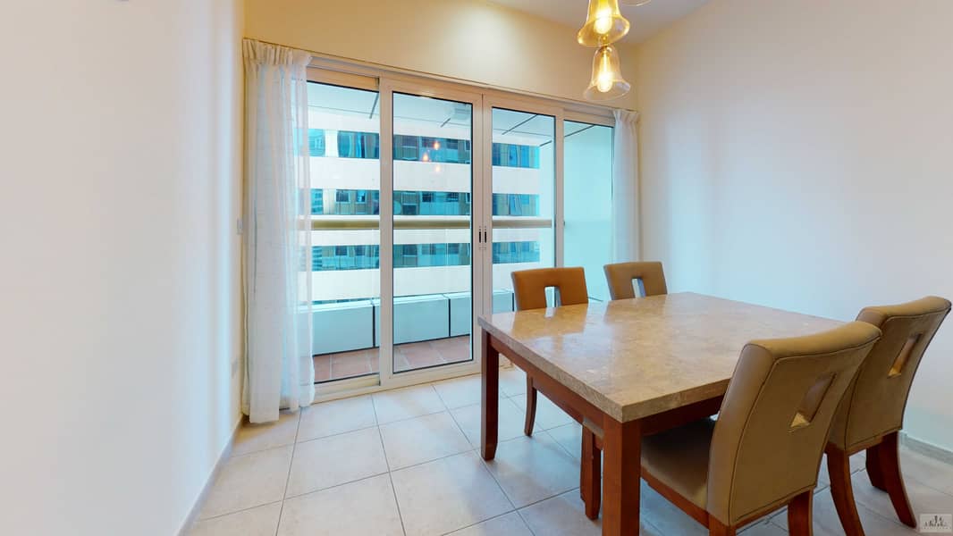 5 Furnished 2 Bedrooms Balcony Partial Sea View