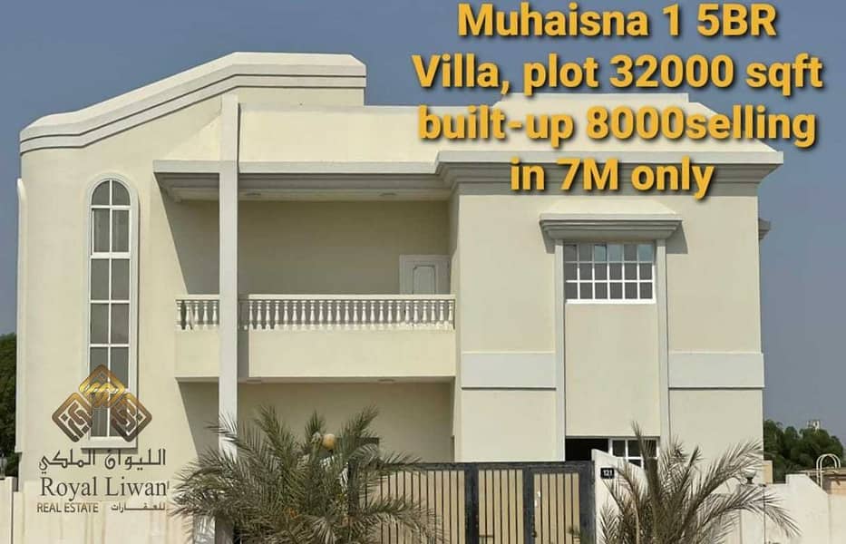 Renovated Huge Plot Size villa for Sale in Muhaisna 1 at the plot price only
