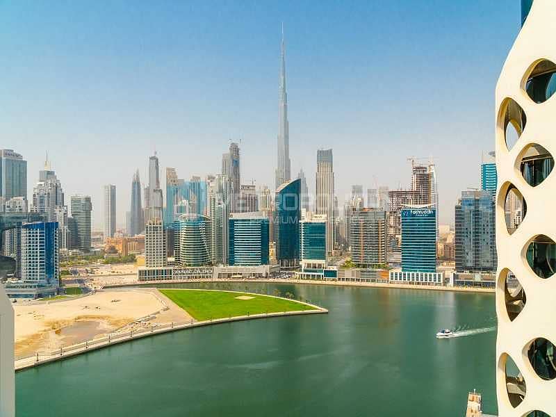 1 Dazzling Canal and Burj View| Cozy Unit| High ROI