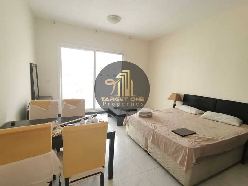 Fully Furnished Studio| Chiller Free| | Ready to Move |without Balcony|