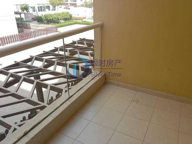 13 Pool View | Well Maintained  | Spacious 1BR