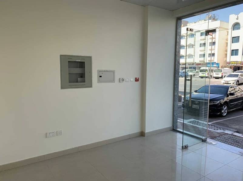 31 Shop for rent with store in new building on the main street  located in ( Mussafah shabiya ME _ 10 MBZ )