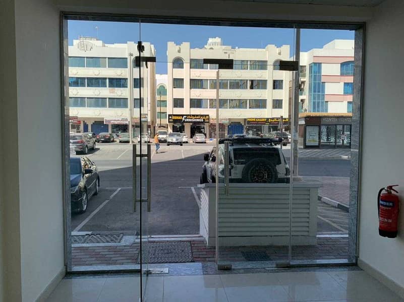 39 Shop for rent with store in new building on the main street  located in ( Mussafah shabiya ME _ 10 MBZ )