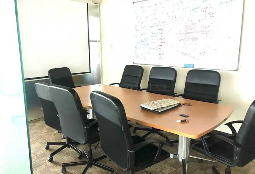 12 Furnished & Partitioned Office with Canal View