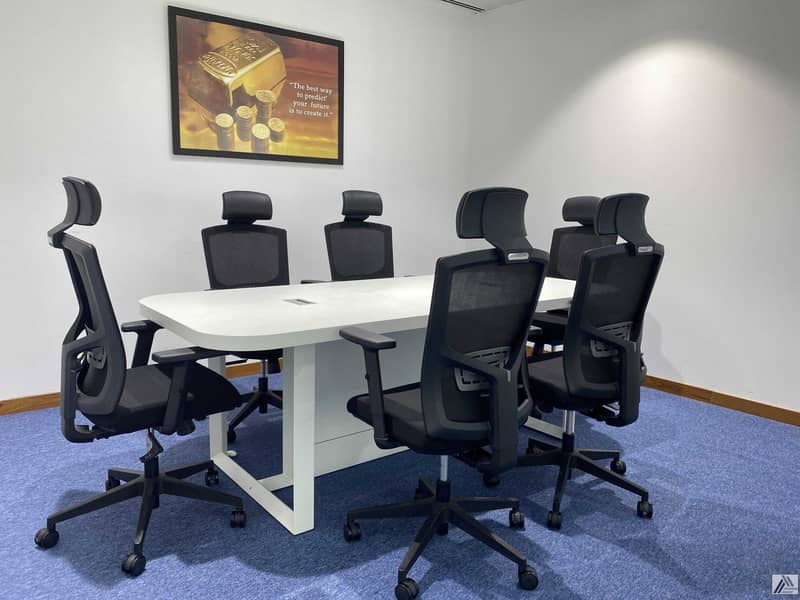 4 Fully Furnished office | Dewa | Internet | Conference room Including | linked with Burjuman mall